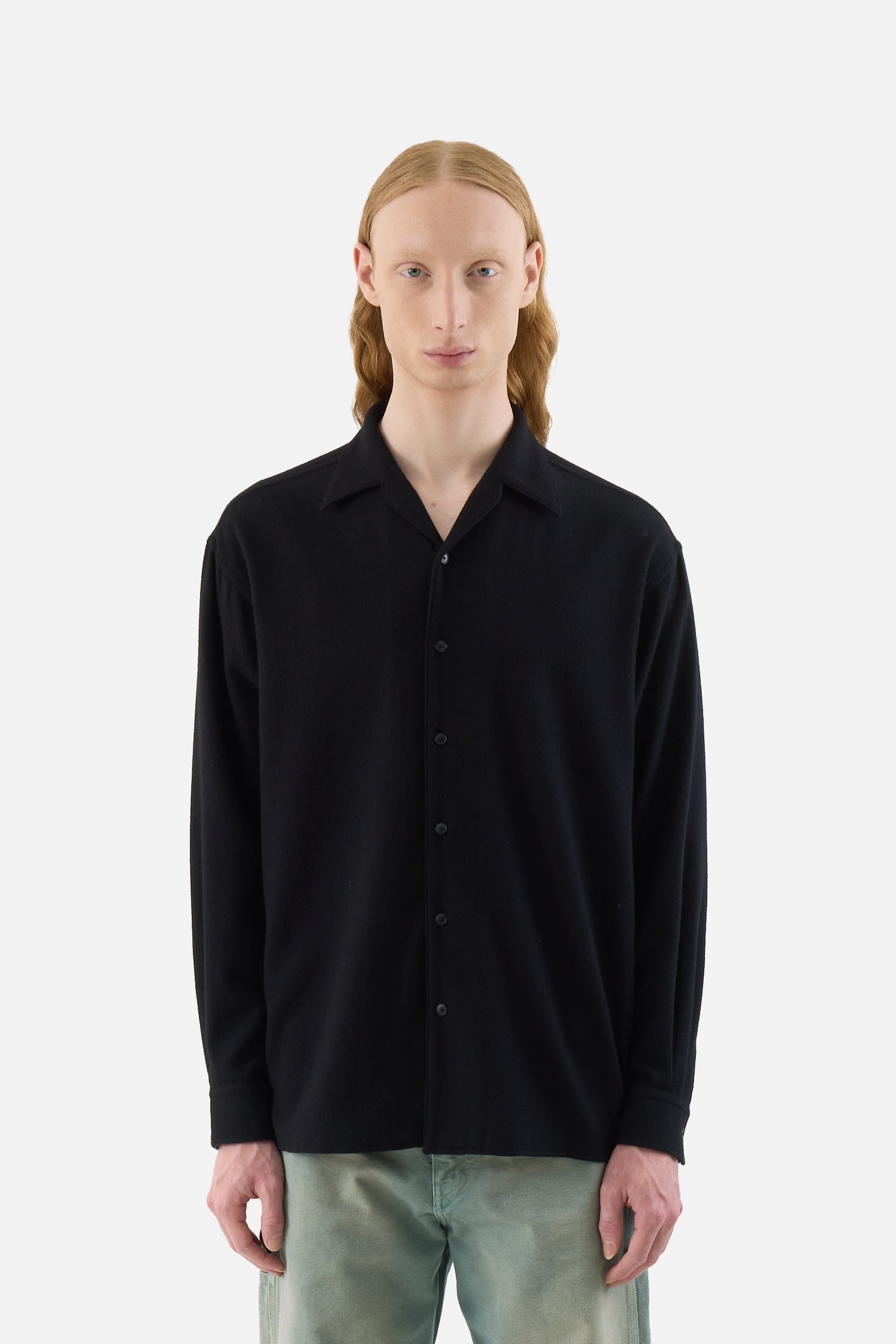 トップス AURALEE 25SS AIRY SMOOTH CASHMERE SHIRT Airy Smooth Cashmere Shirt Blouson – La Garçonne