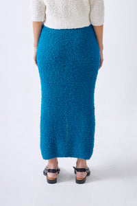 Linen Cotton Mole Knit Skirt