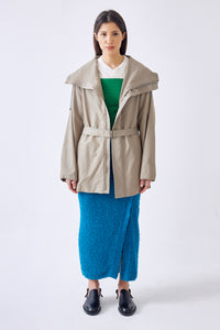 Linen Cotton Mole Knit Skirt