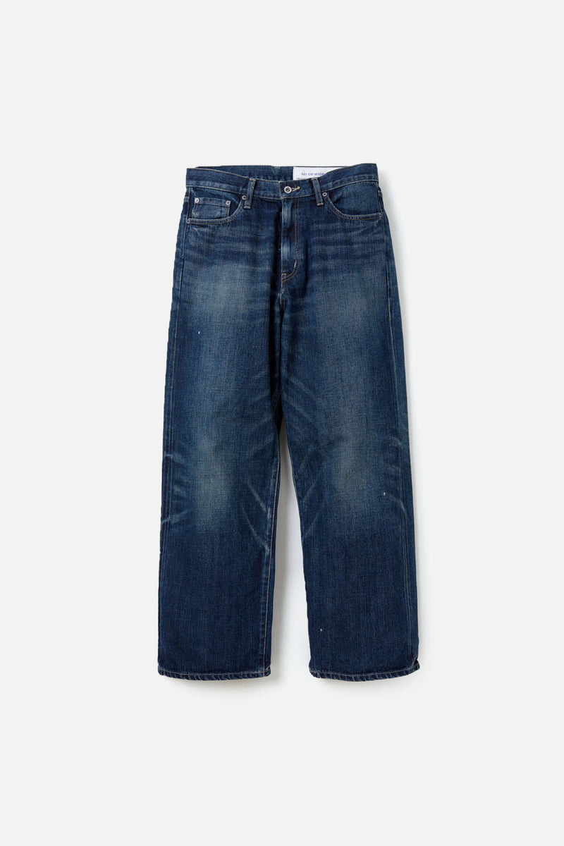 Washed Denim DP Wide Pants