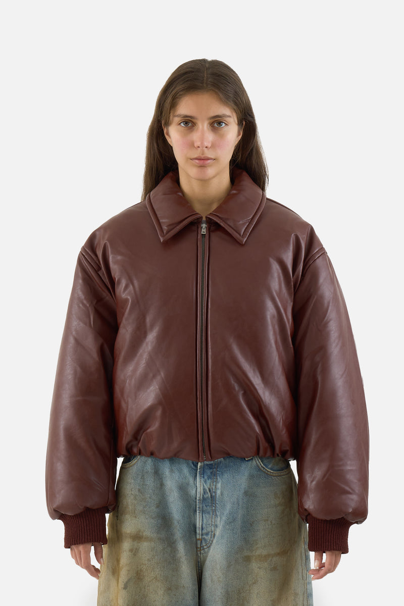 Coated Bomber Jacket