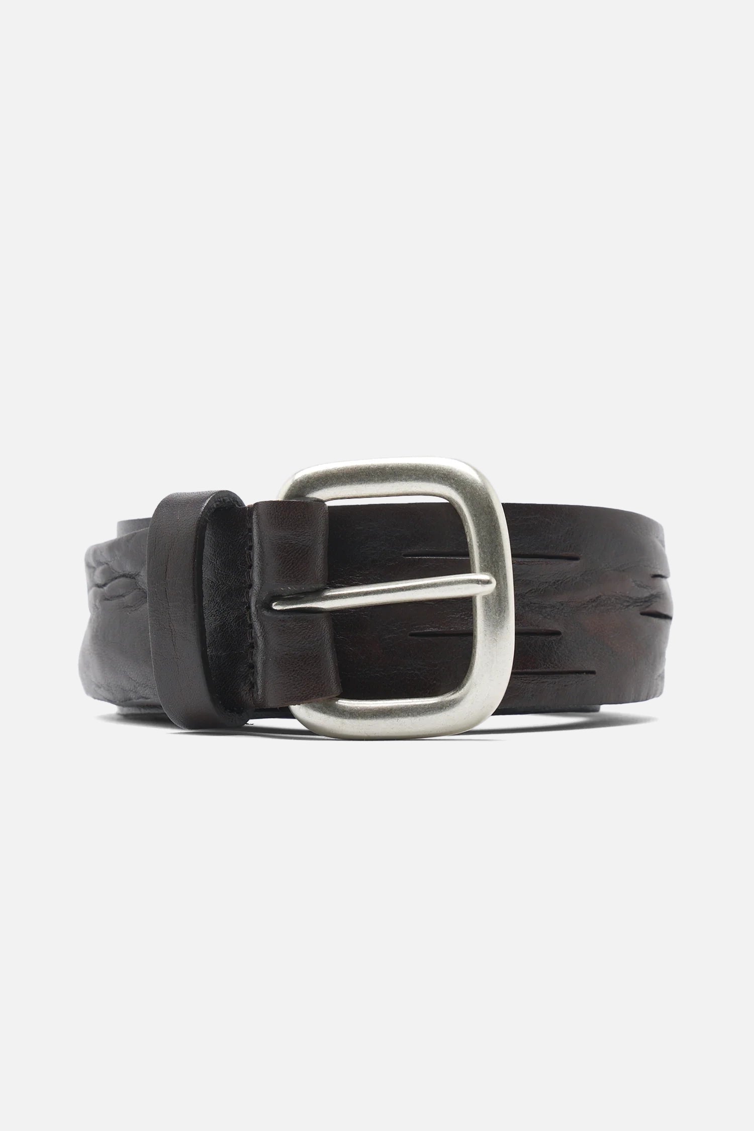 Distressed Buckle Belt