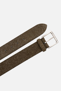 Taric Hairy Suede Belt (Green)