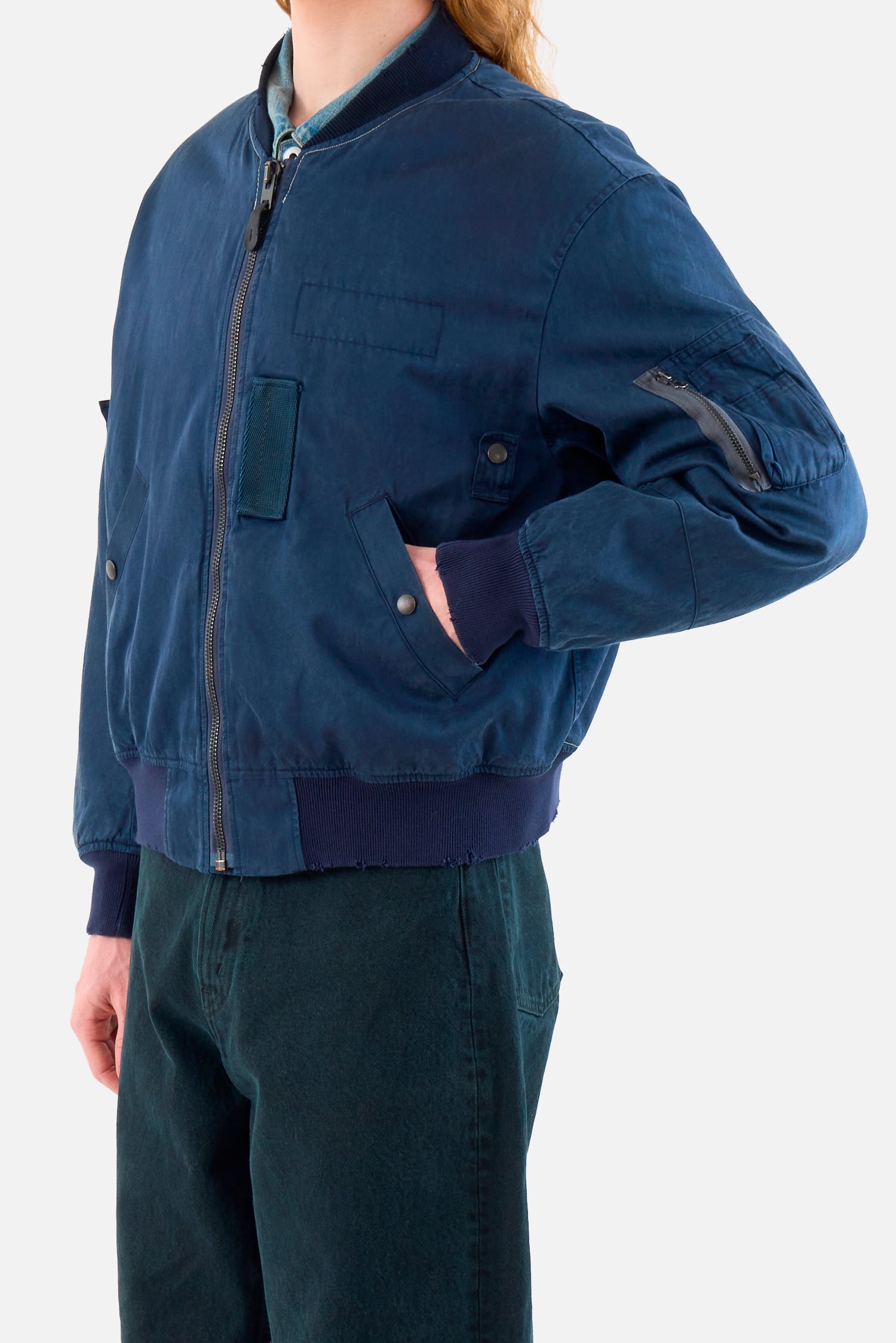 Vintage Silk Flight Jacket