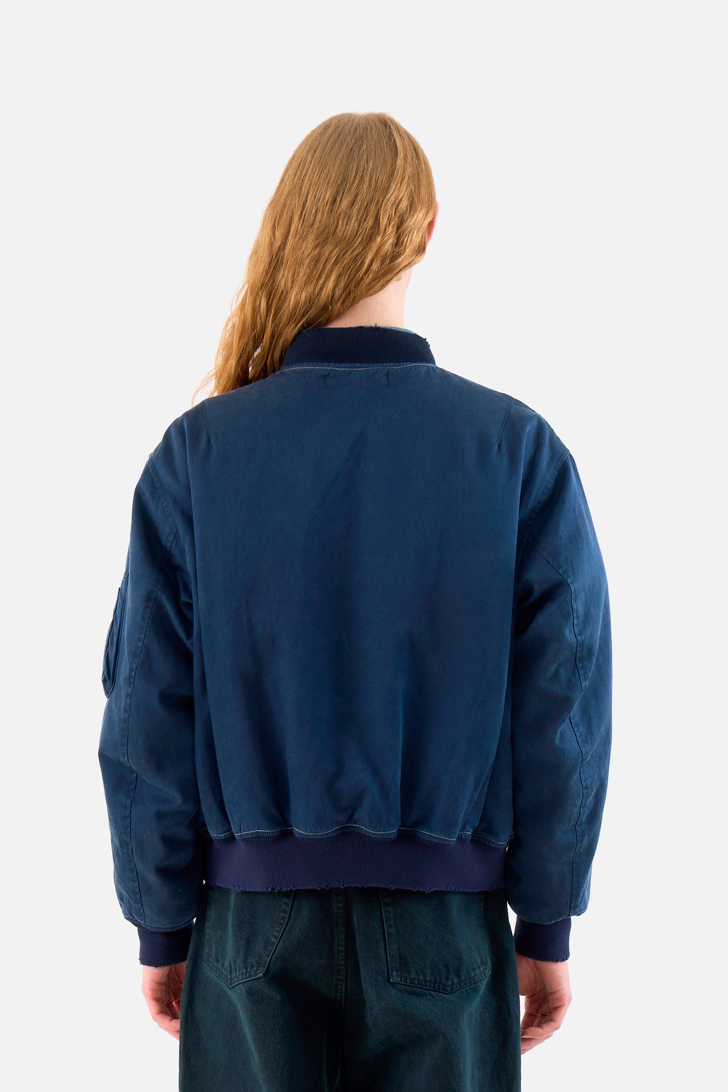 Vintage Silk Flight Jacket