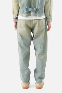 No.37 Washed Wide Denim Pants