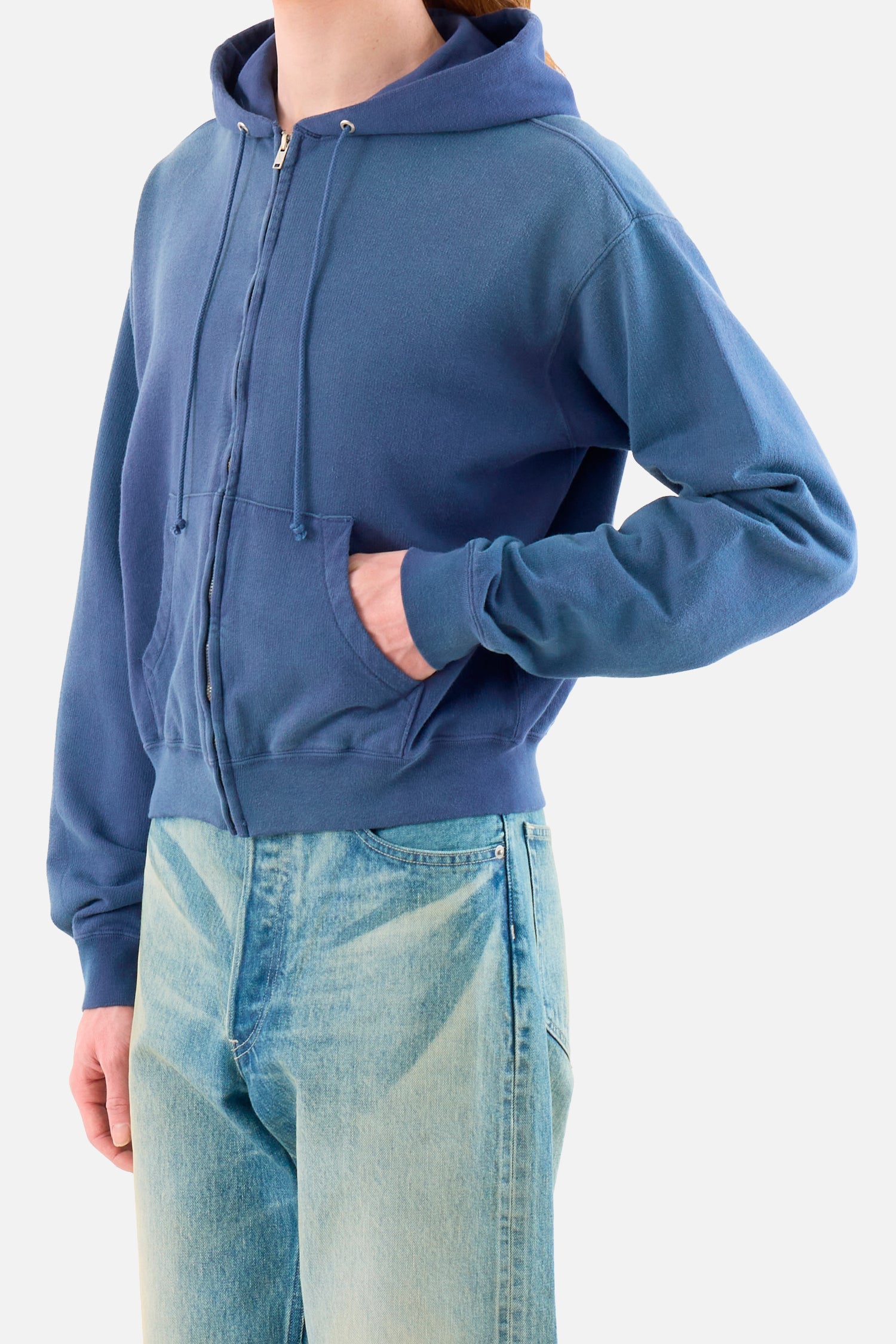 Light Sweat Zip Parka