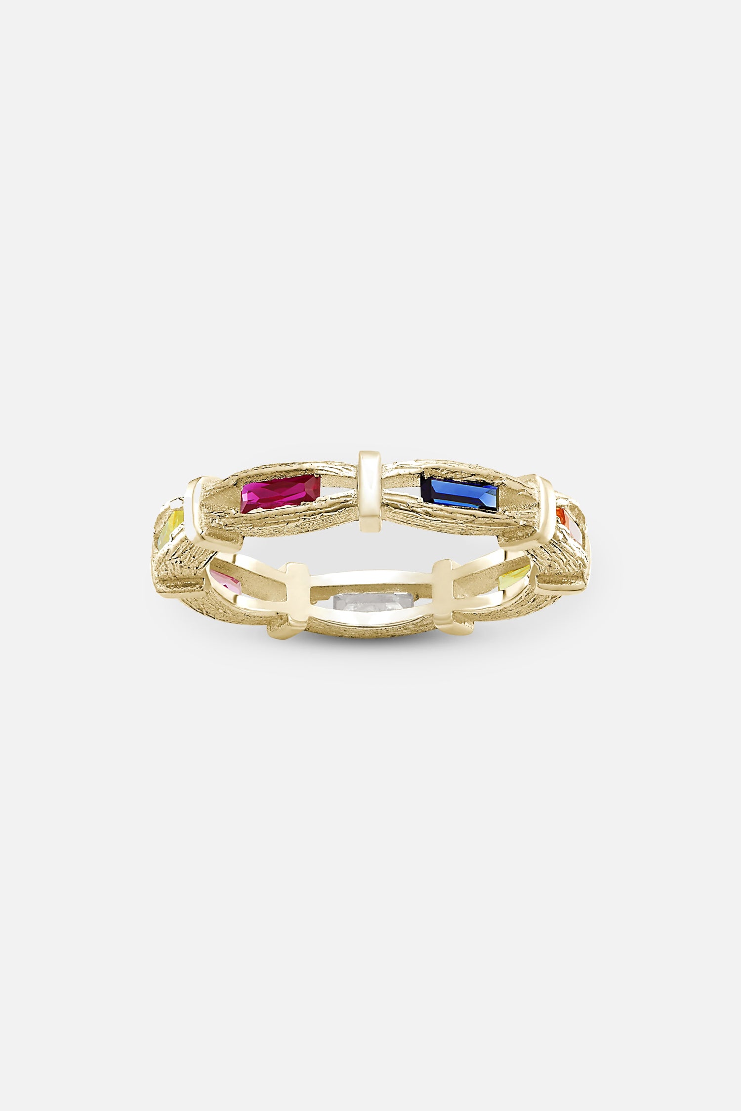 Bound Oak Eternity Gold Ring