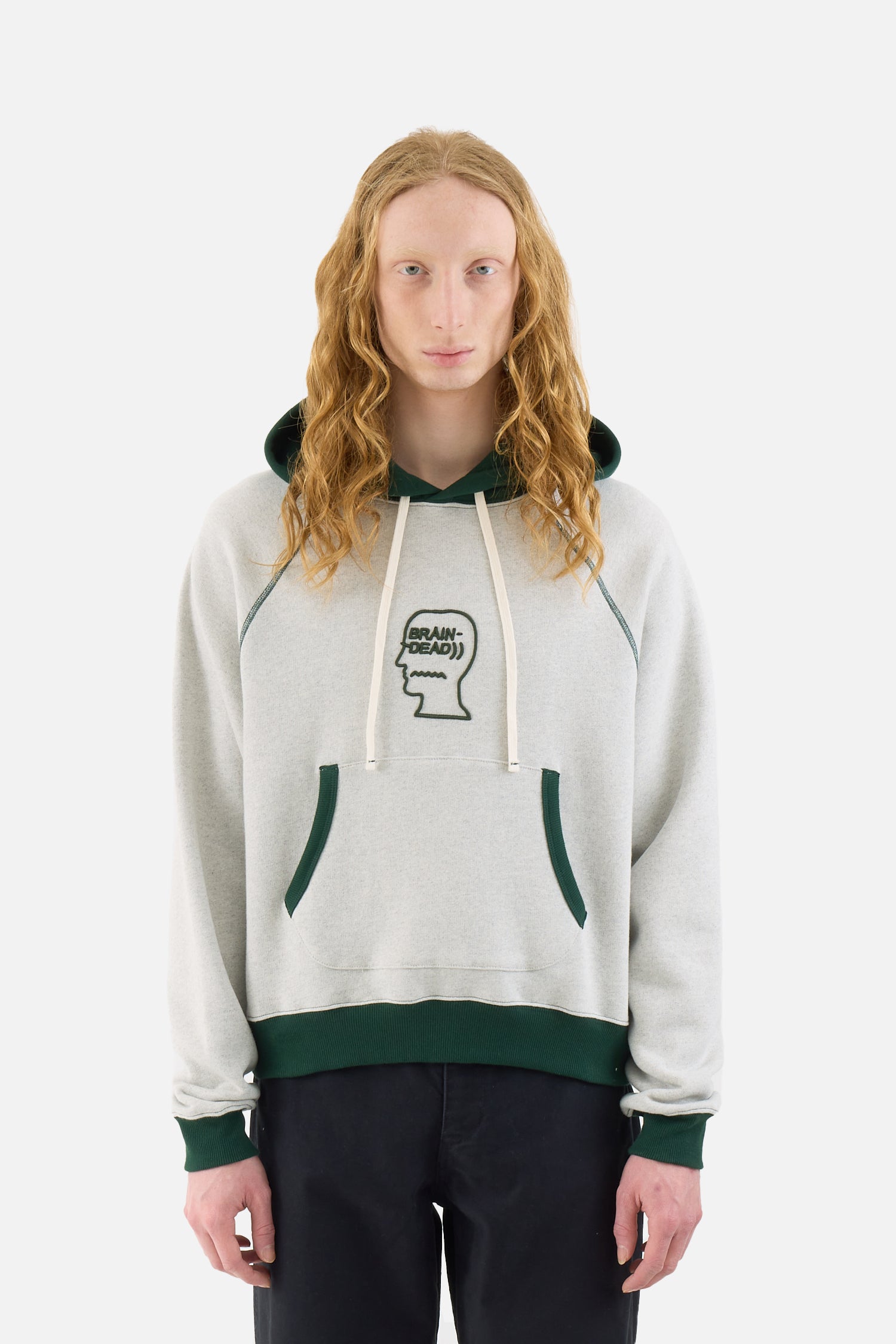 Fleece Logo Head Raglan Hoodie