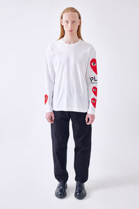 Cdg long sleeve outlet tee