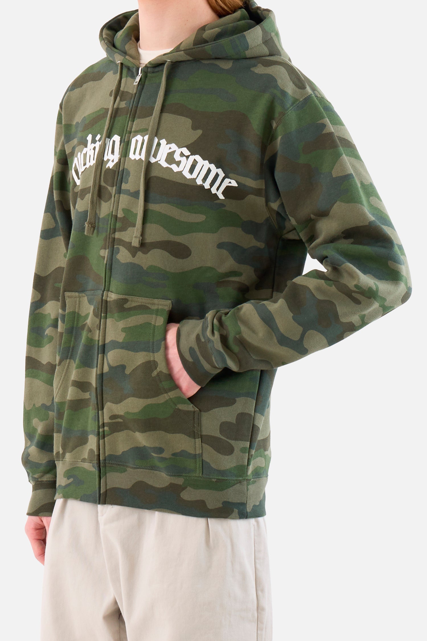 Blackletter Logo Zipped Hoodie