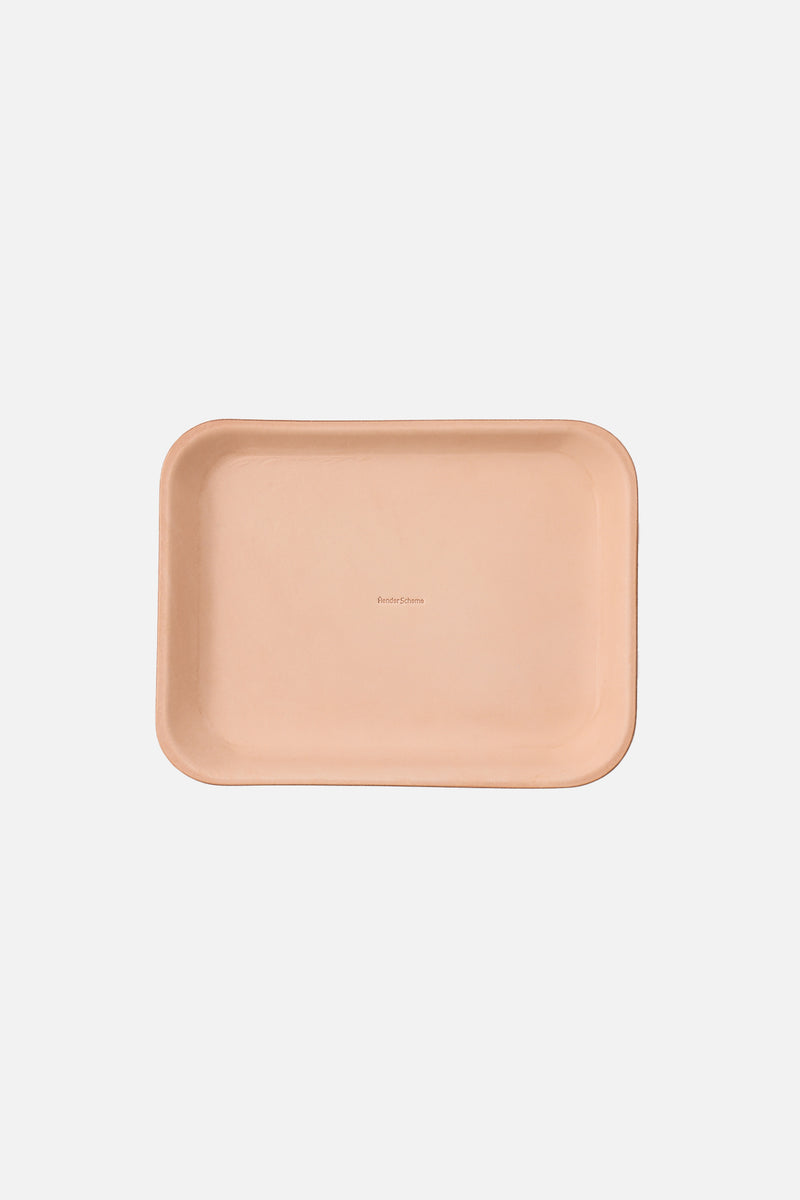 Leather Tray M Natural