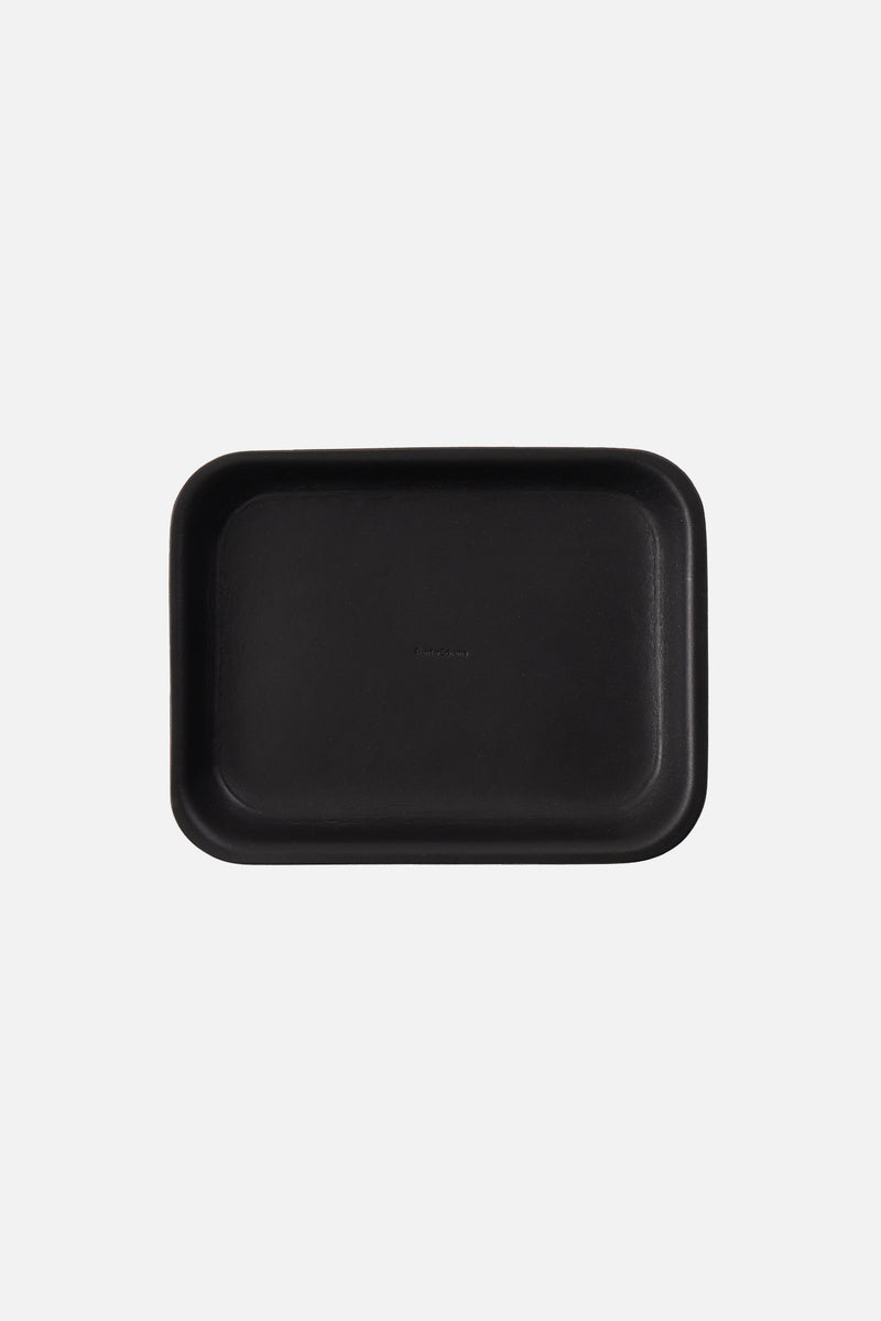 Leather Tray M Black