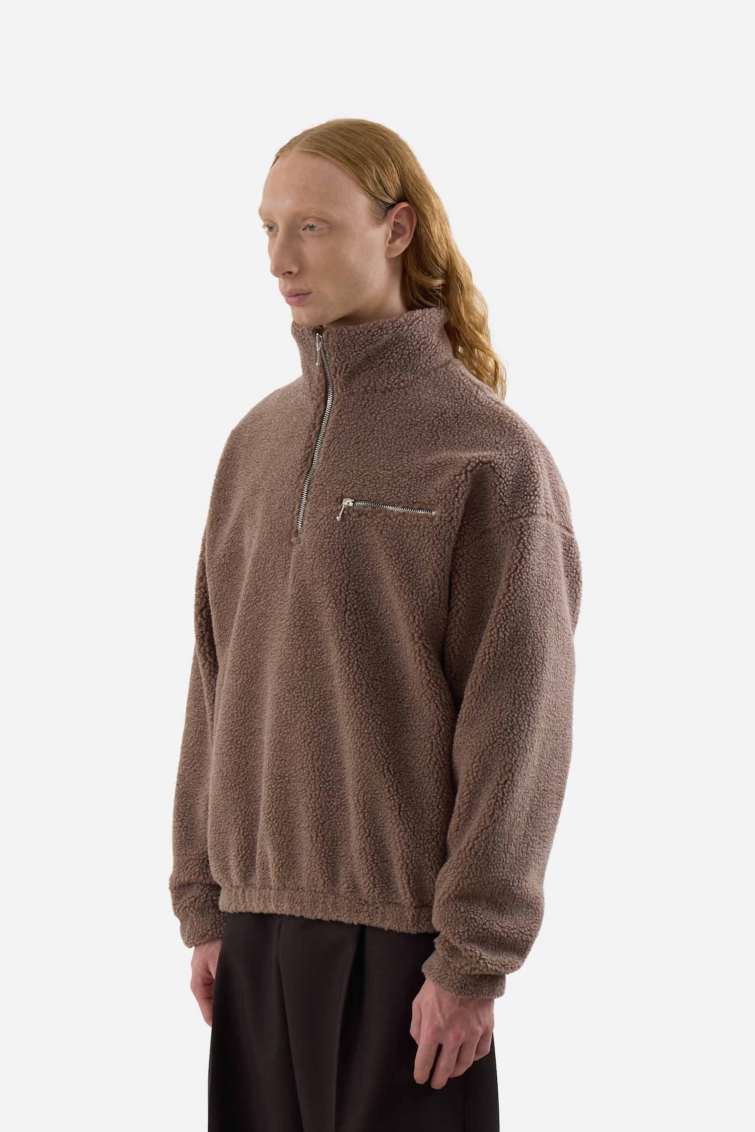 Teddy Half-Zip Sweater