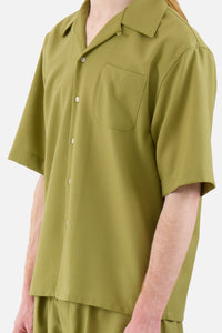 Tropical Wool Bowling Shirt