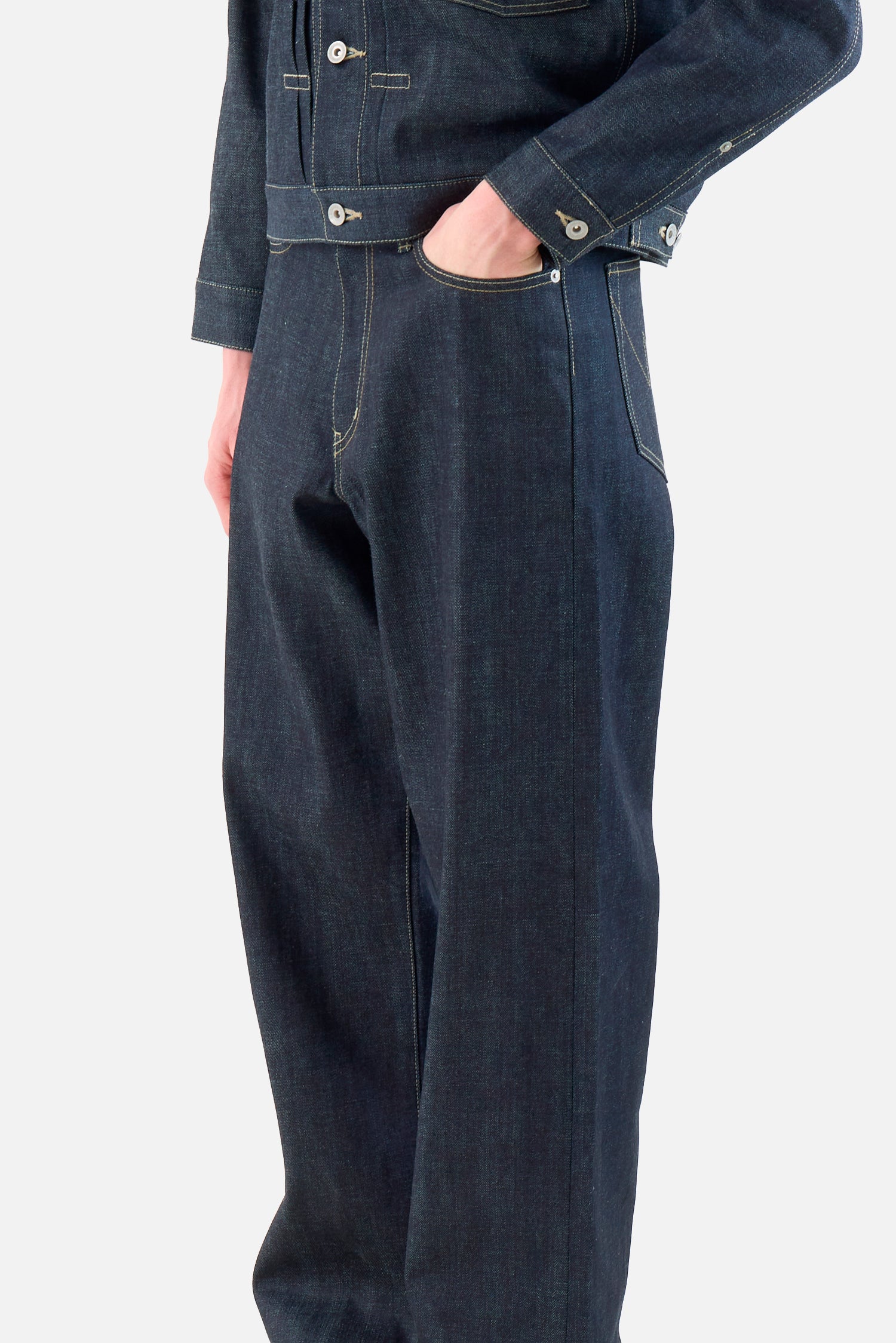 Rigid Denim DP Wide Pants