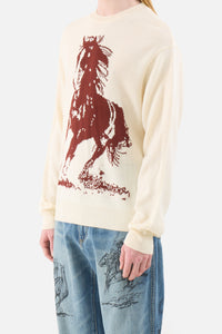 Running Horse Knit Sweater