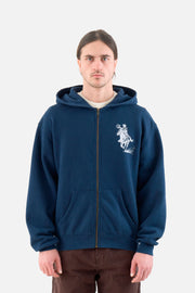 Barbed Zip Hooded Sweatshirt