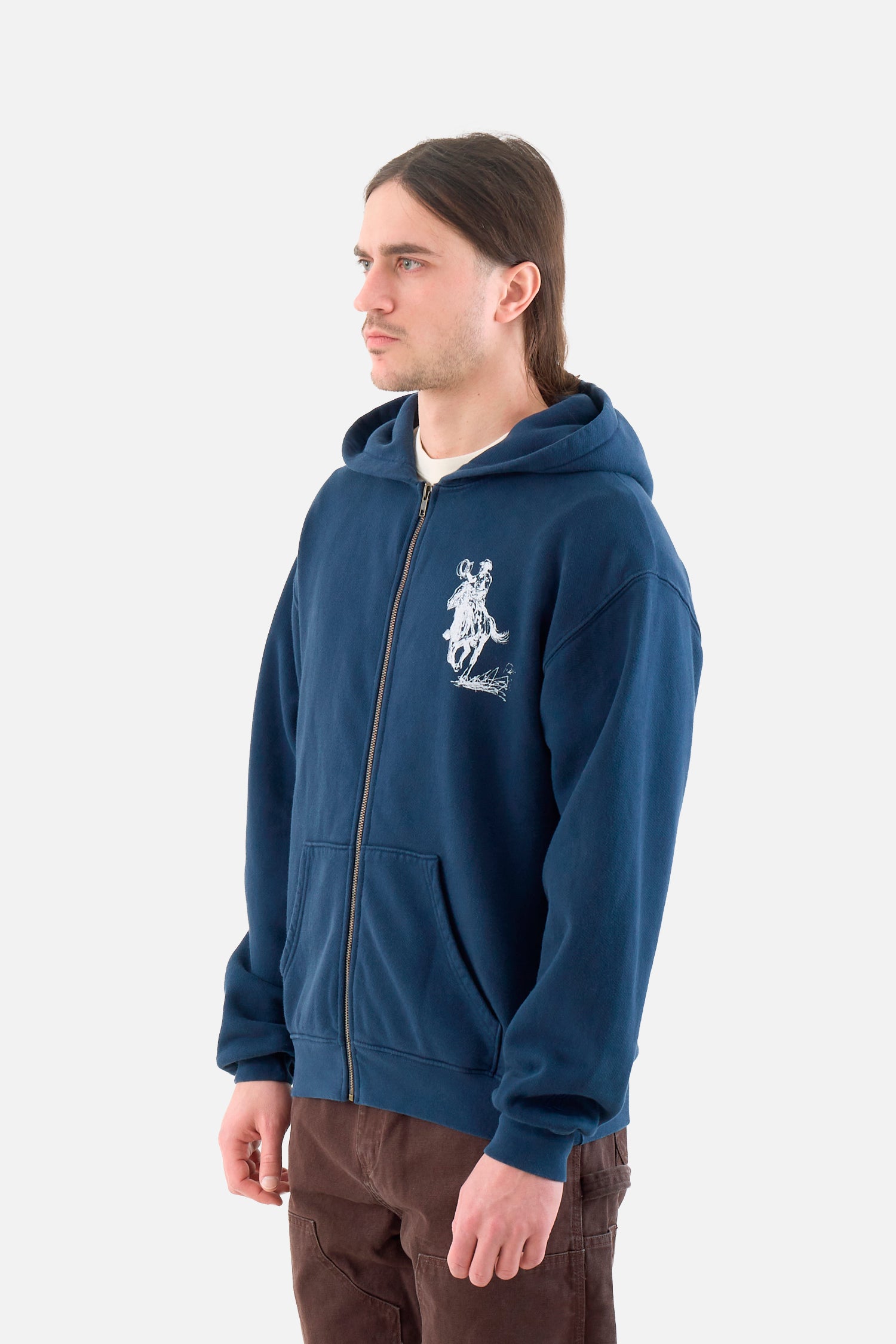 Barbed Zip Hooded Sweatshirt