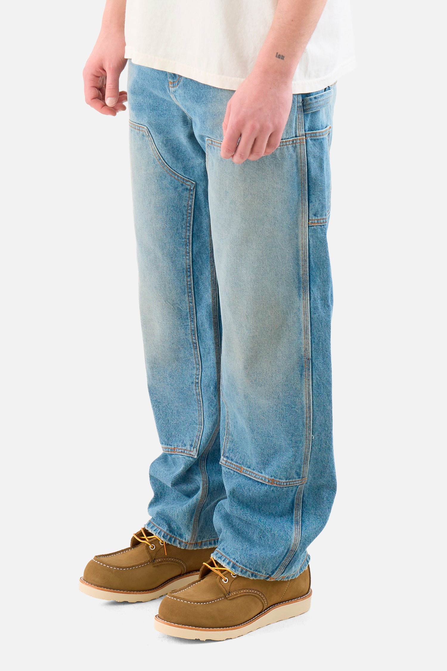 Denim Double Knee Pant