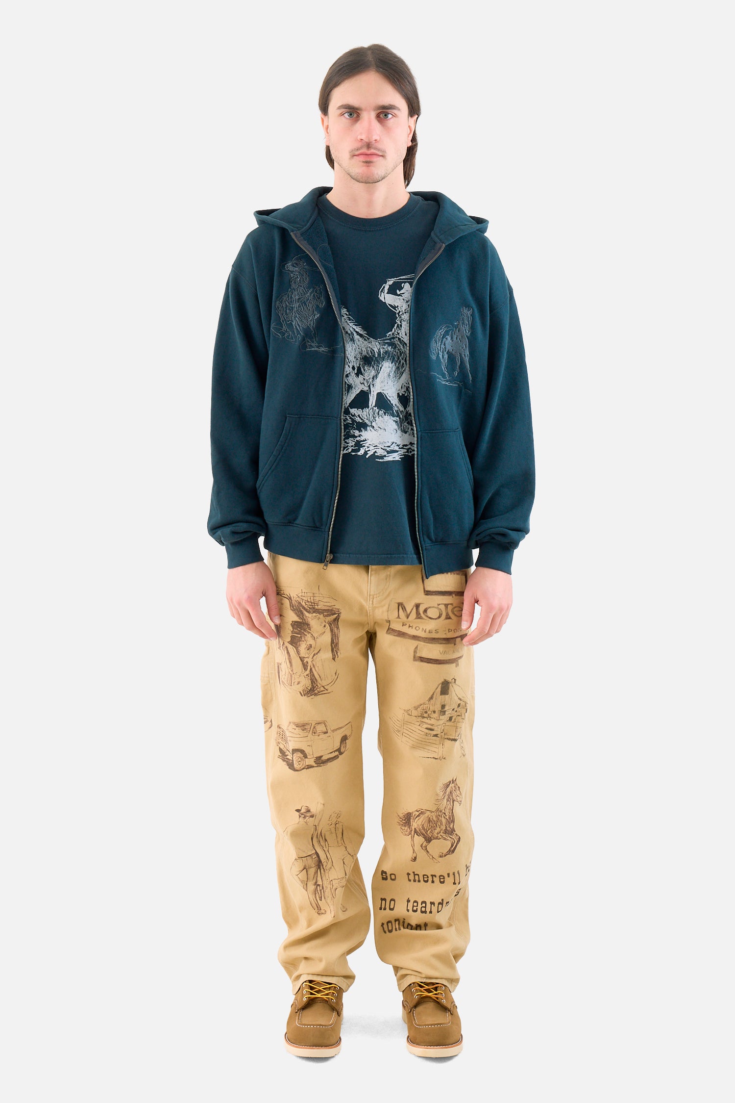 Into the Distance Zip Hoodie