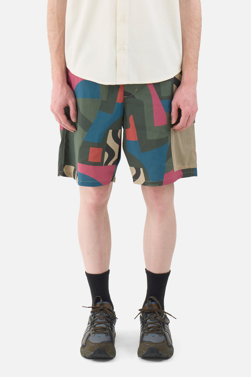 Distorted Camo Shorts