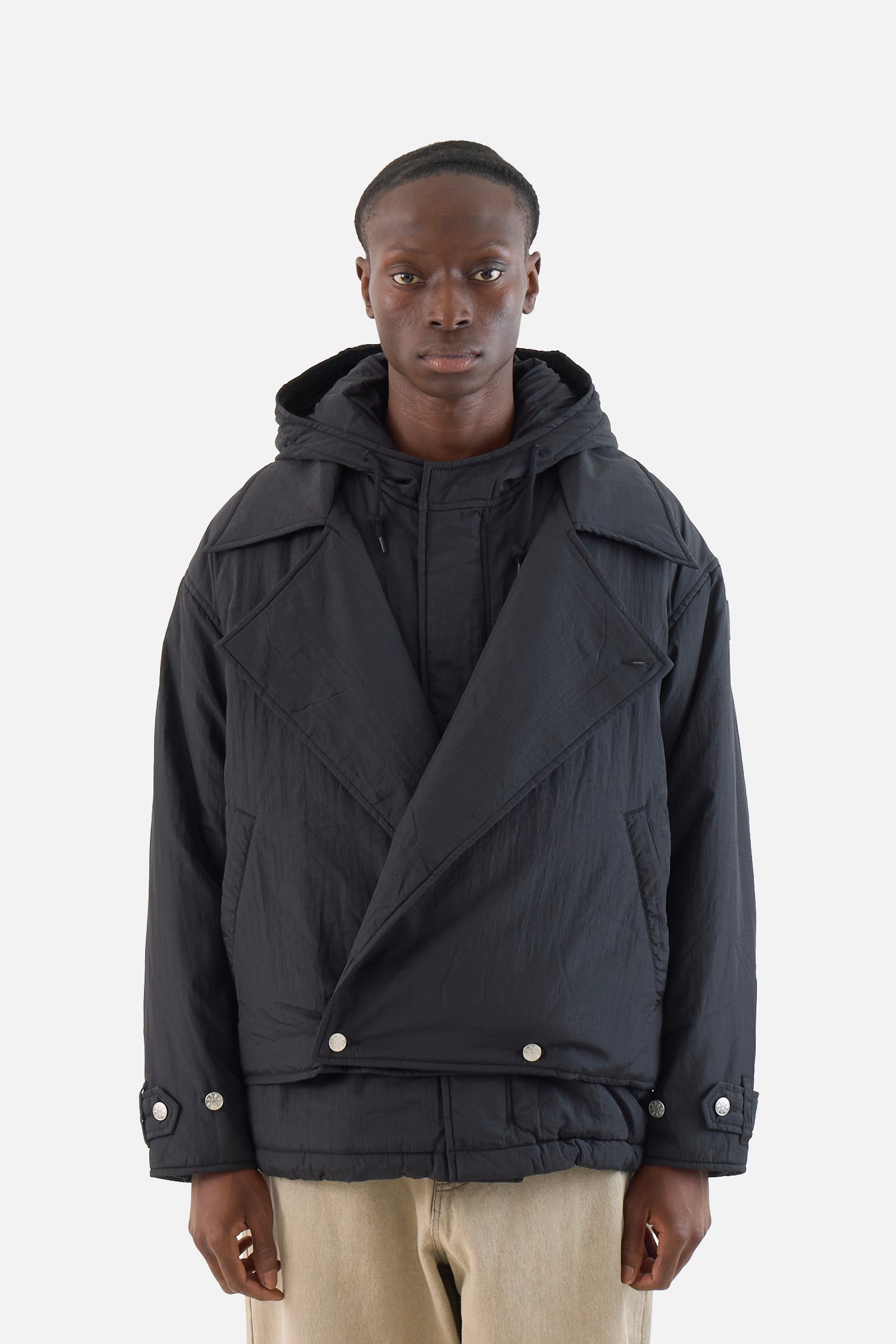 Double Cushy Hooded Jacket