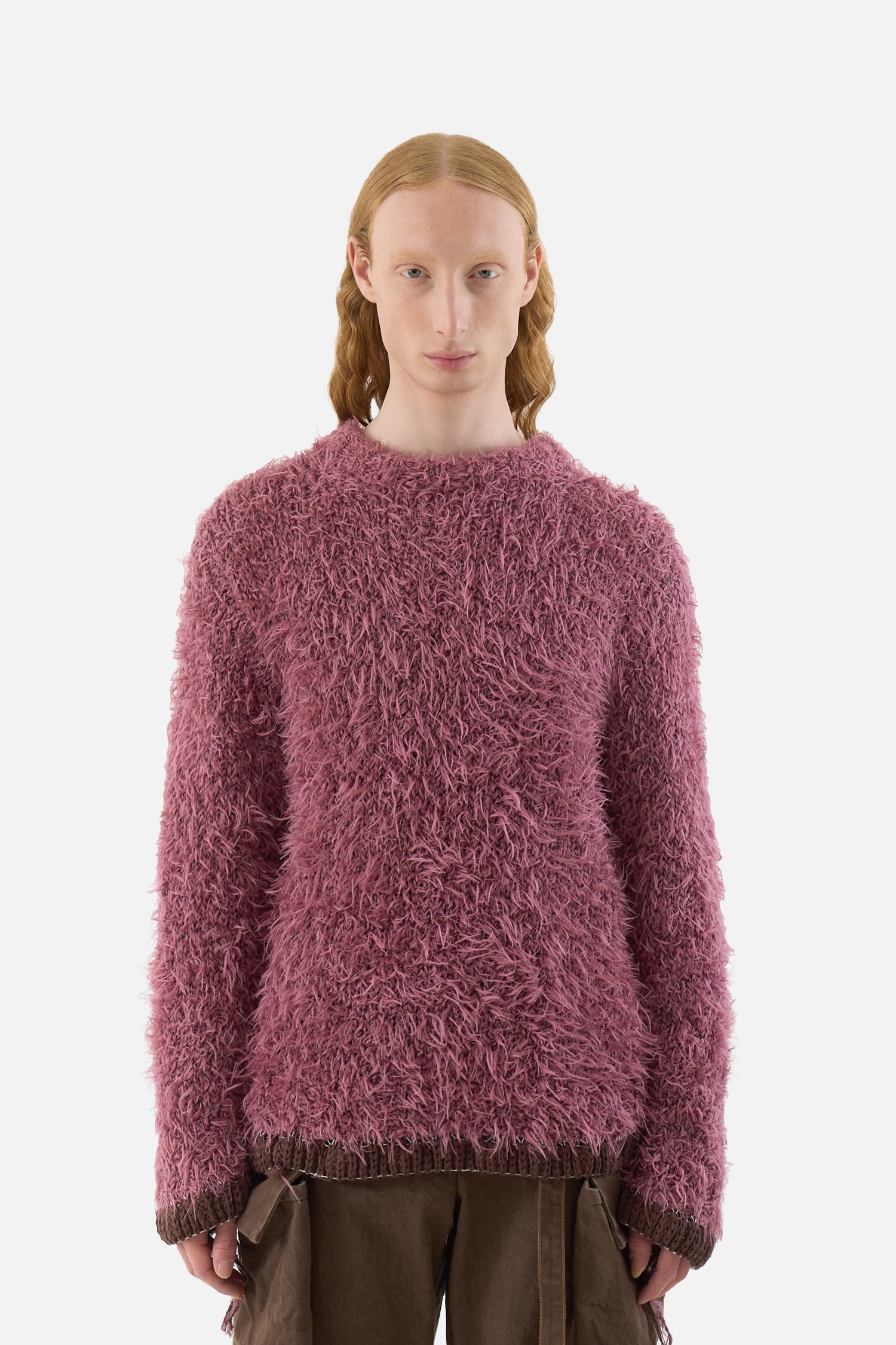 Furry Knit Pullover
