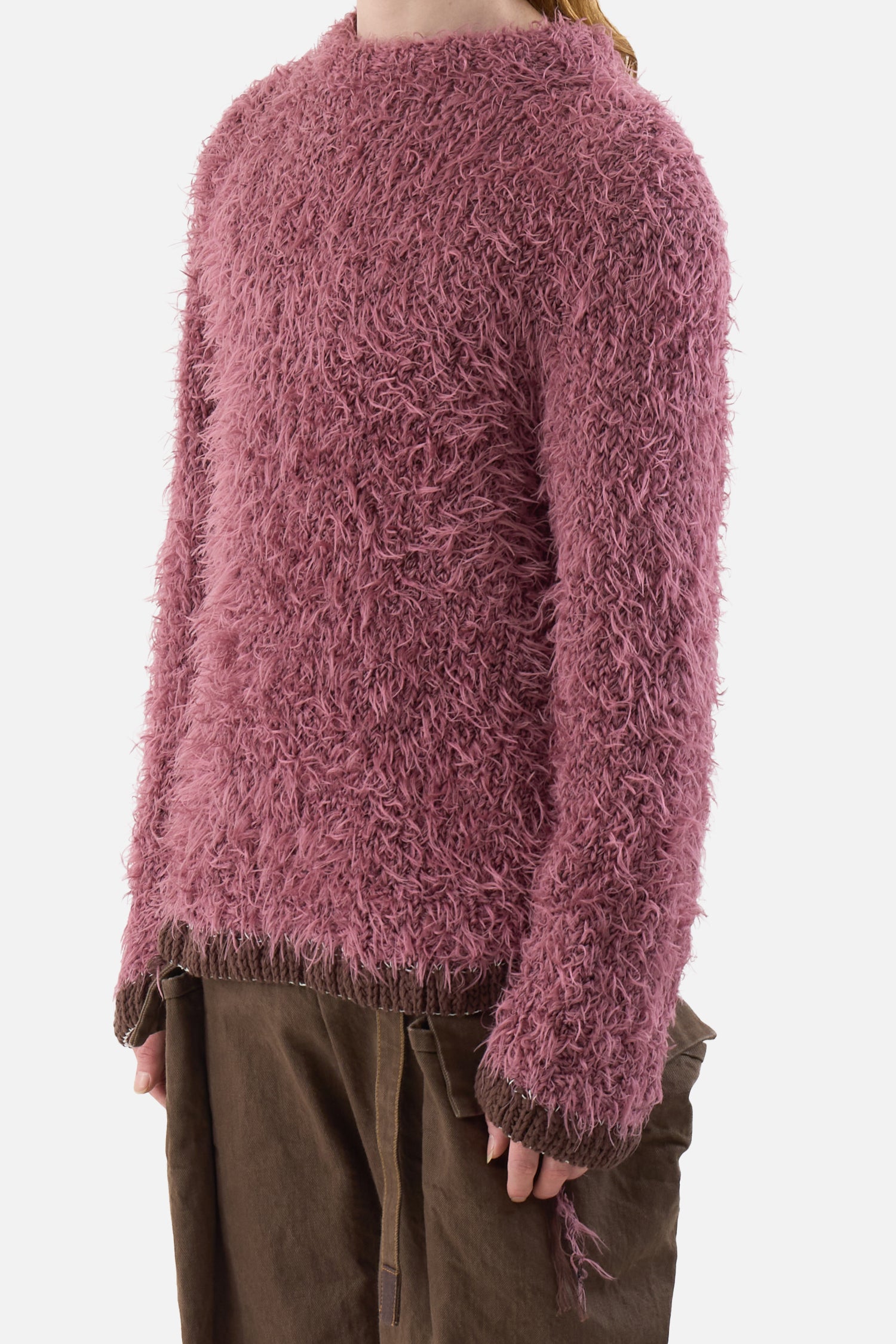 Furry Knit Pullover