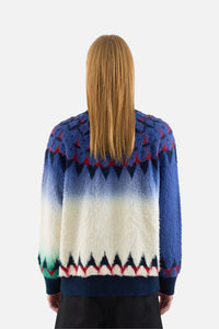 Jacquard Knit Pullover