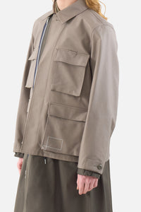 x WTAPS Cotton Back Satin Coat