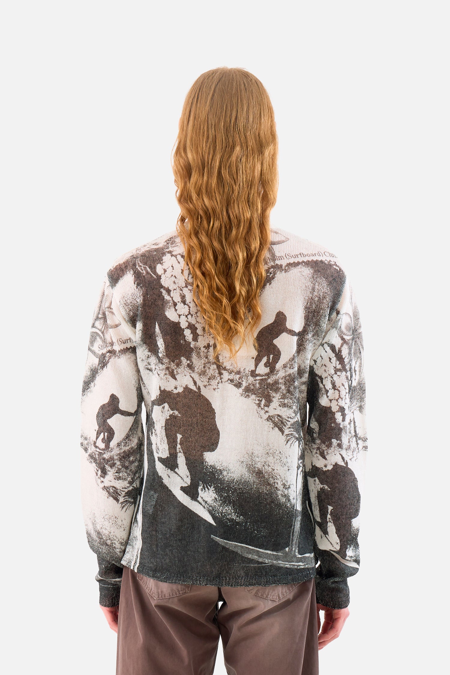 Printed Knitted Sweater