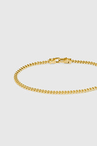 Curb Bracelet M Gold