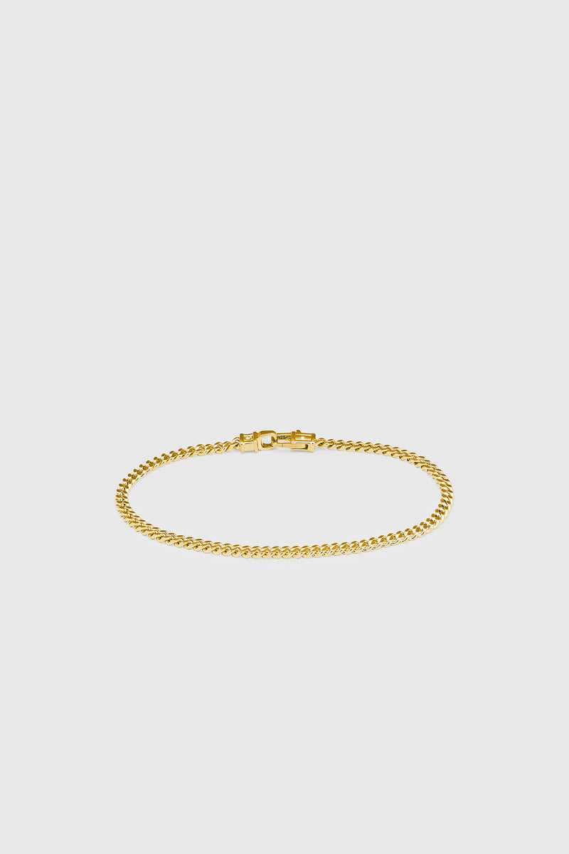 Curb Bracelet M Gold