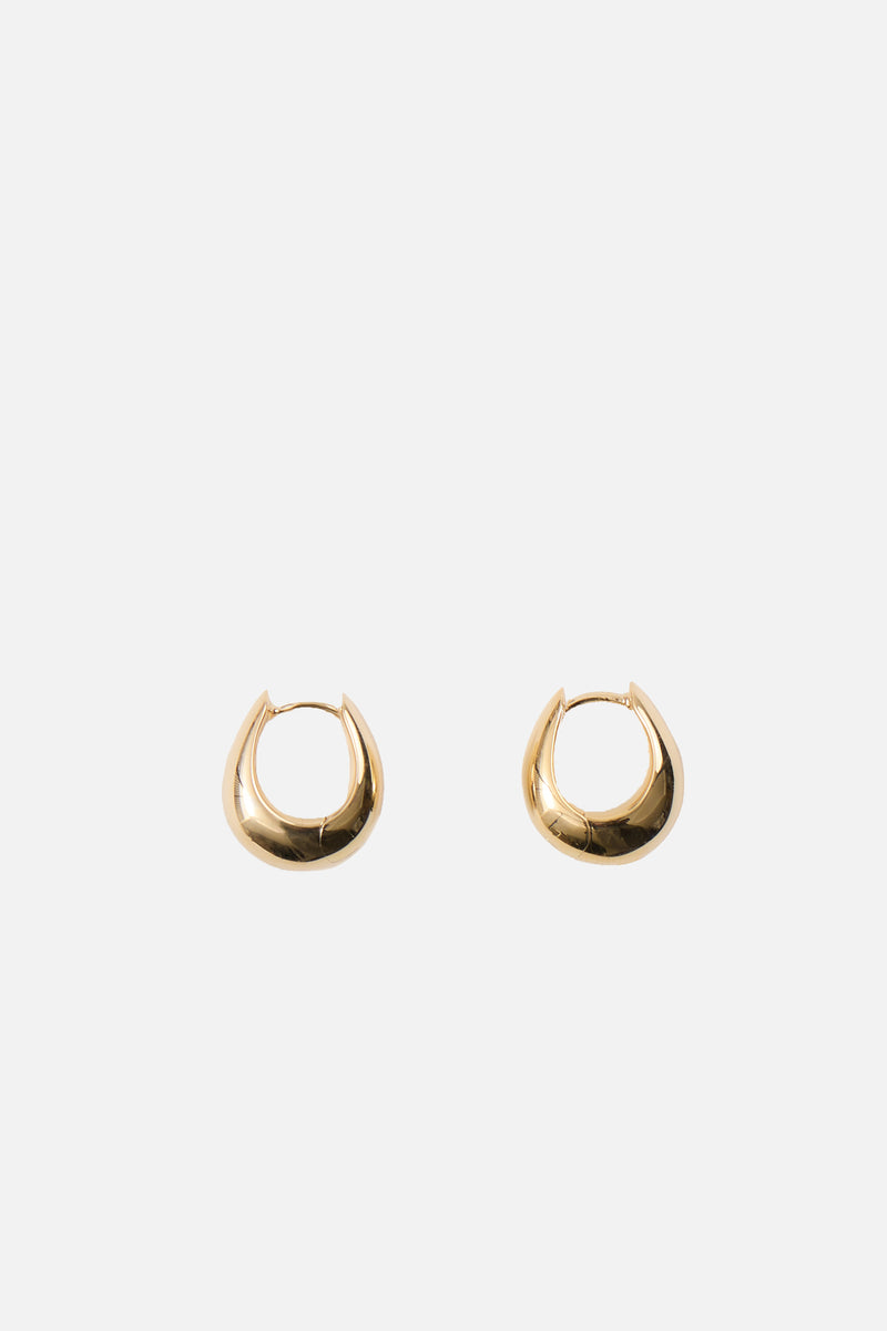 Ice Hoops Small Gold