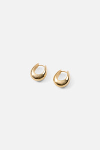Ice Hoops Small Gold
