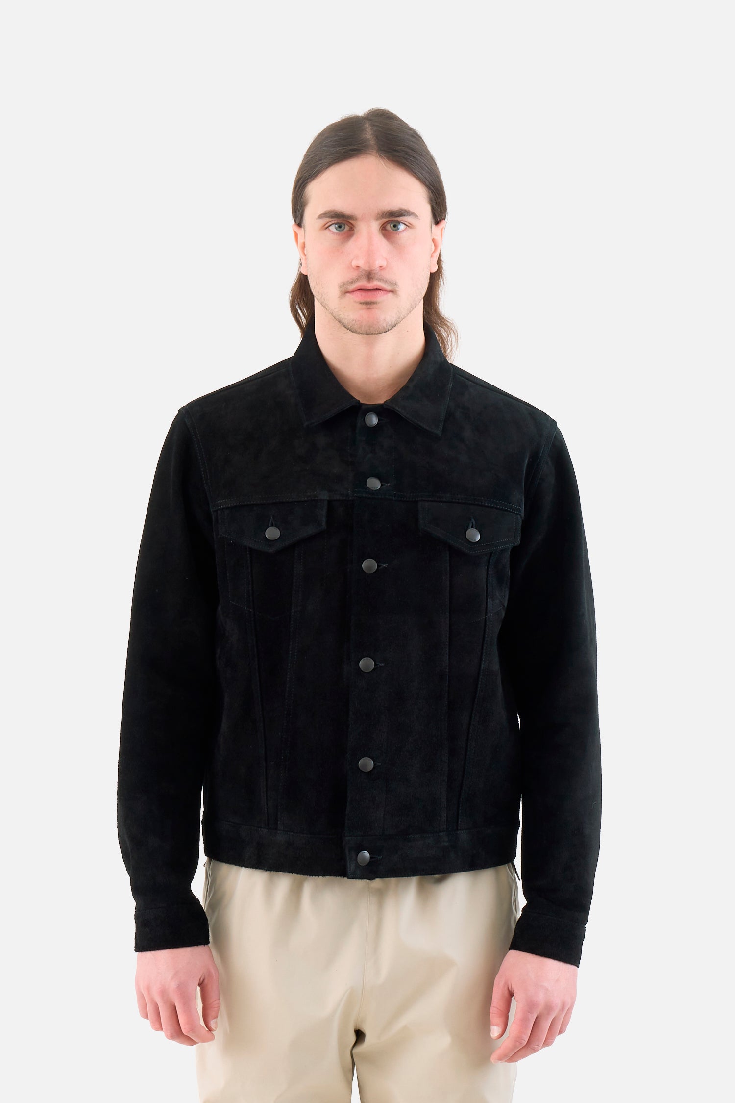 Suede Trucker Jacket