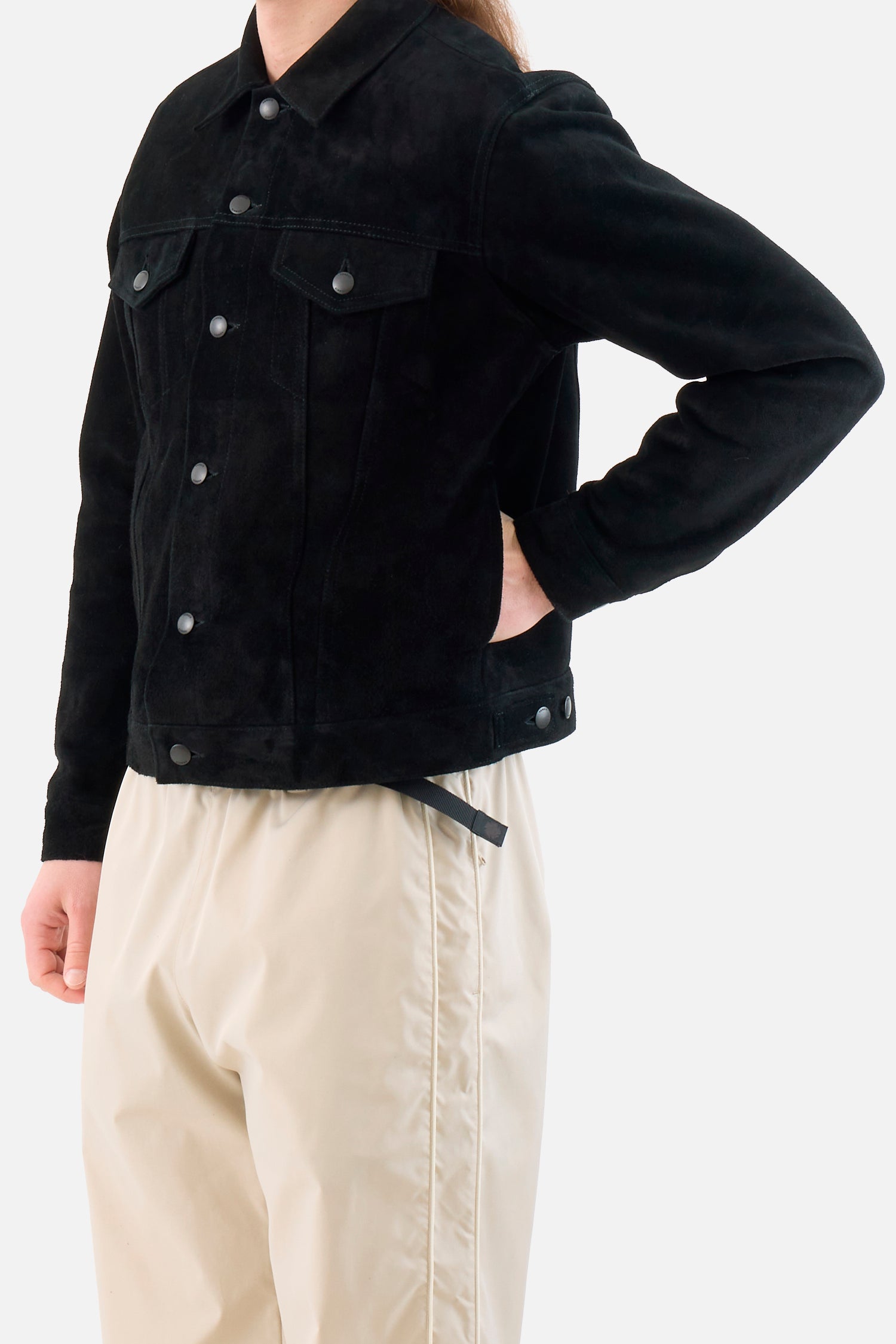 Suede Trucker Jacket