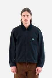 Cord Collared Zip Up