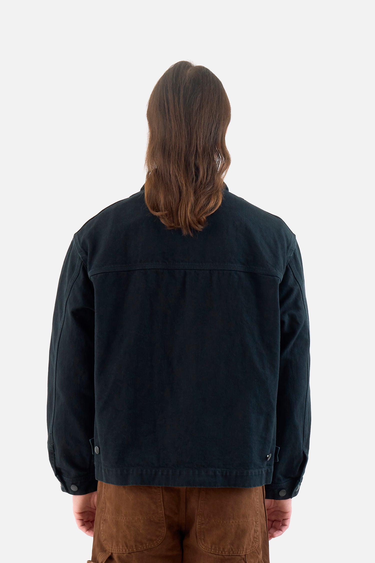 Cord Collared Zip Up