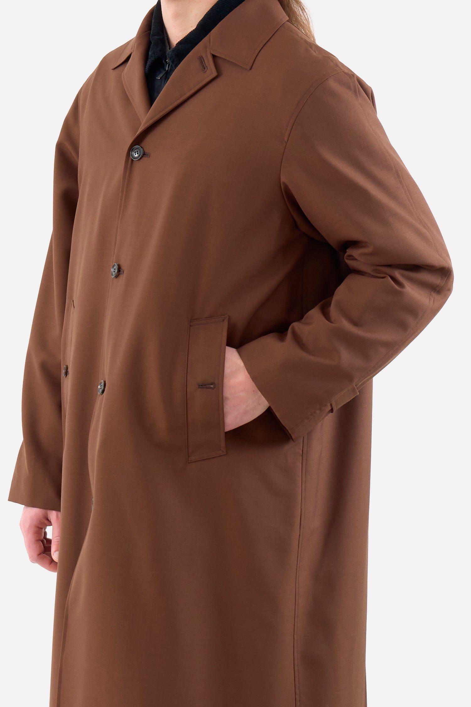 Split Raglan Coat