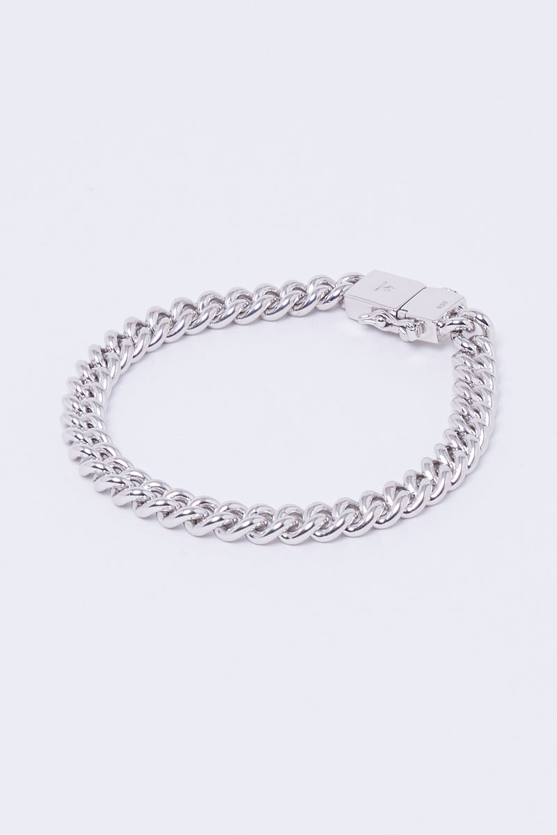 Rounded Curb Bracelet Thick