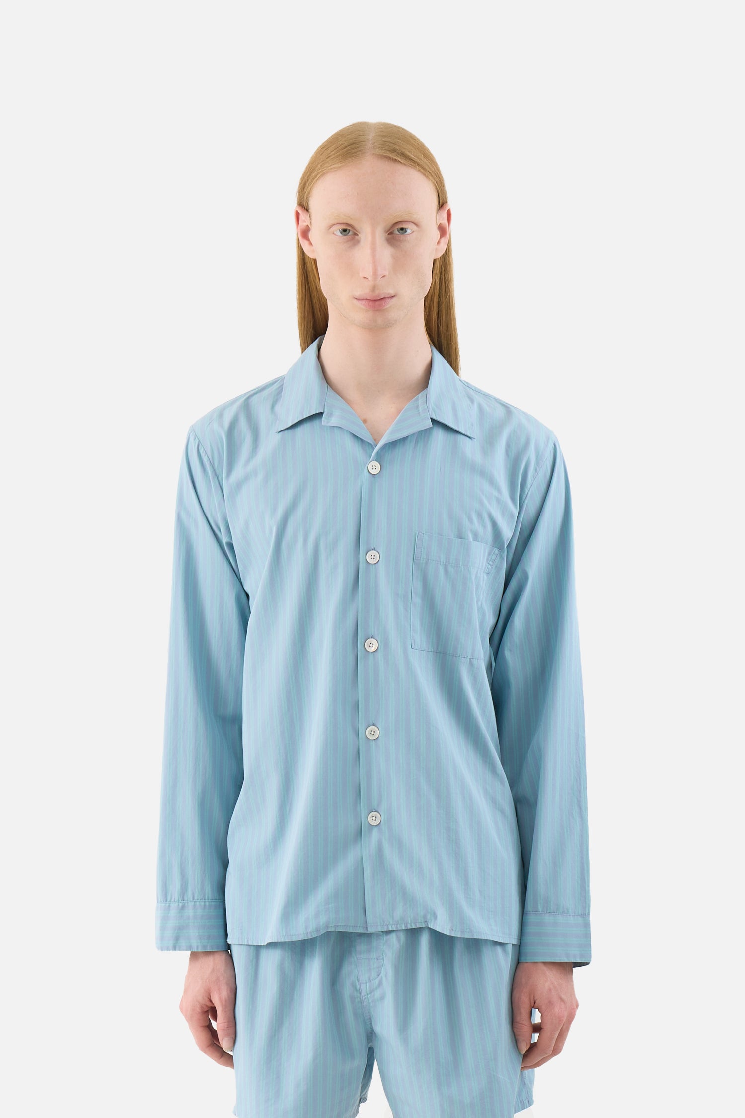 x Auralee Algodón Popelín - Pijama Camisa