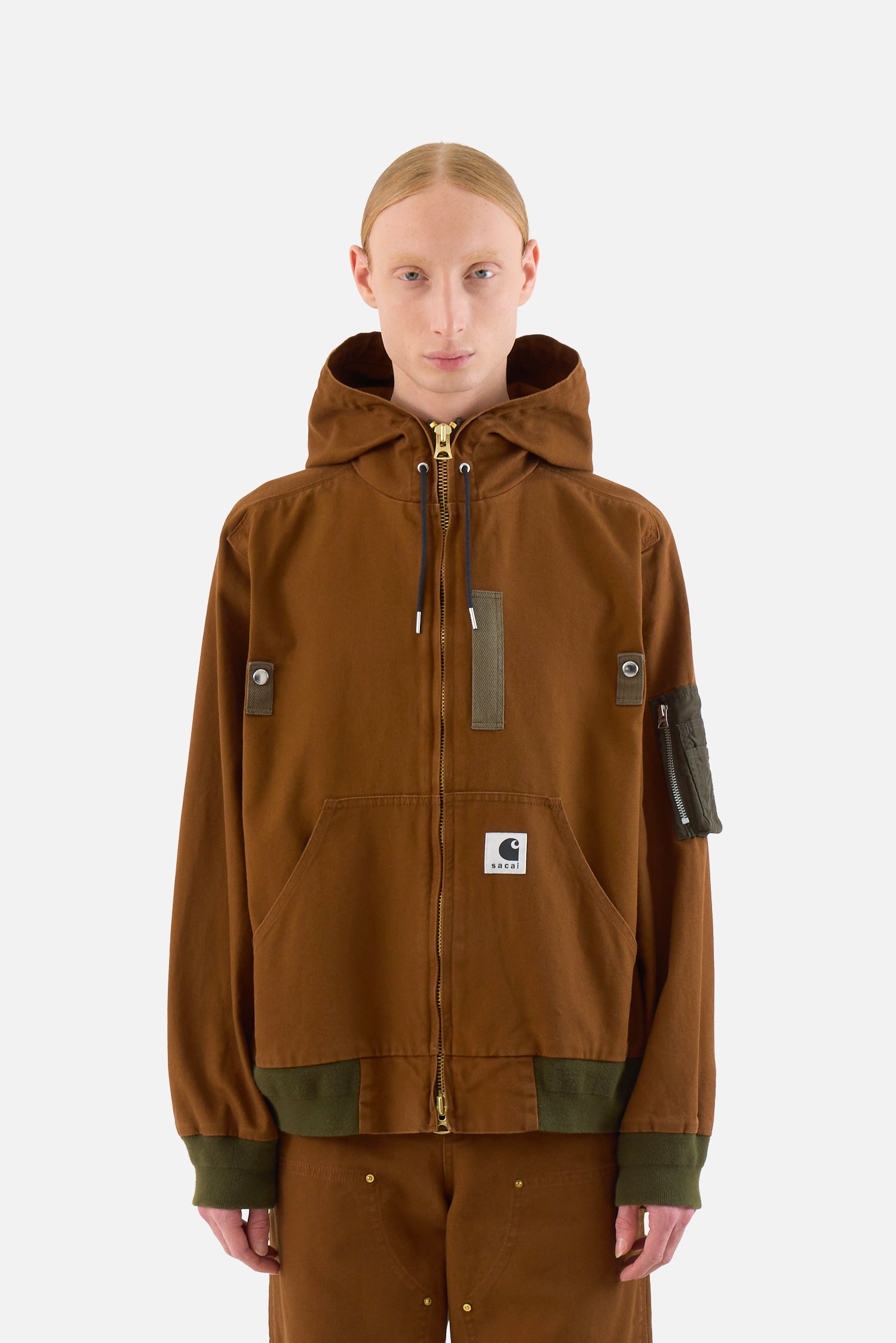 x Carhartt WIP Washed Duck Hooded Blouson