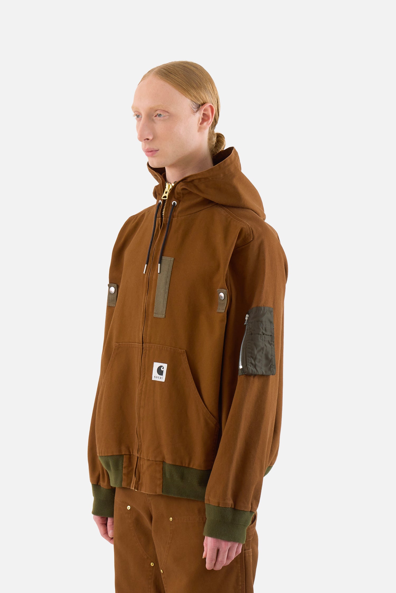 x Carhartt WIP Washed Duck Hooded Blouson