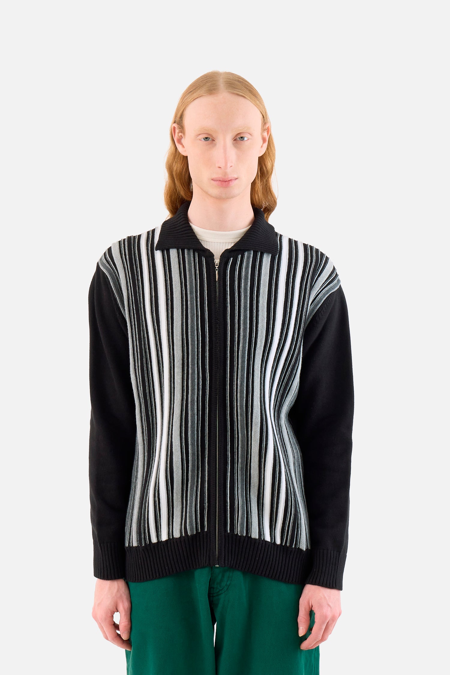 Mono Multi Zip Cardigan