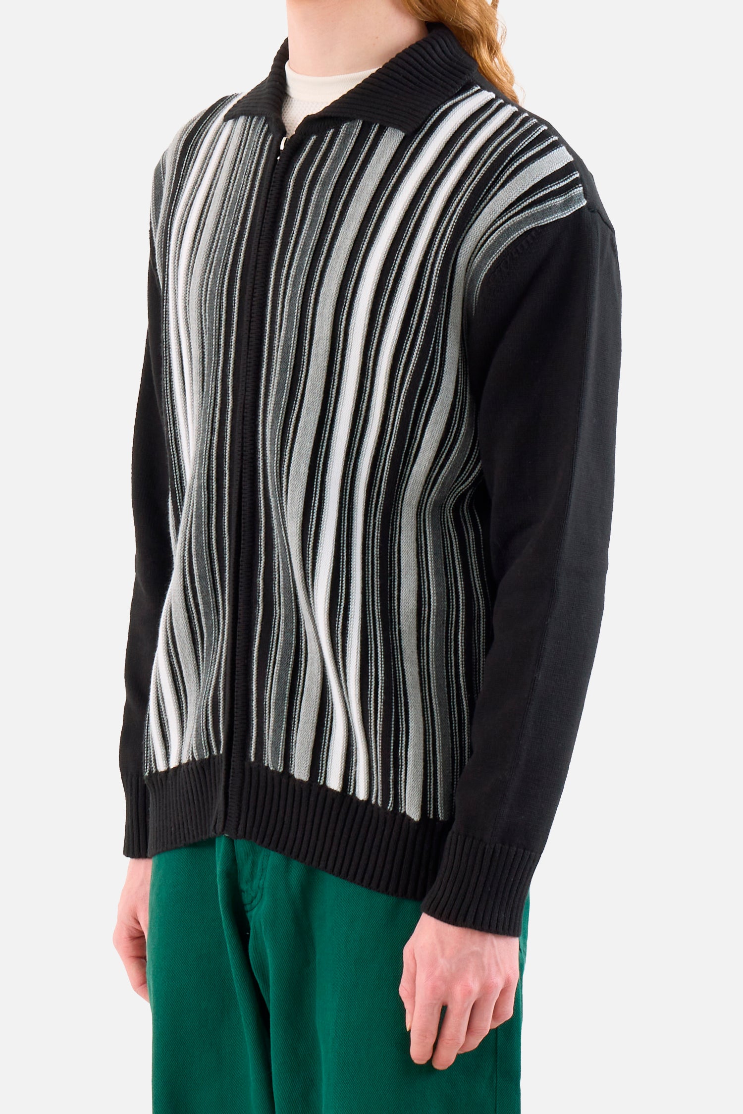 Mono Multi Zip Cardigan