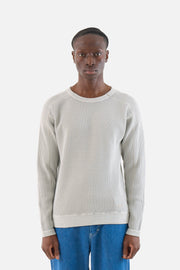 Waffle Crew Pullover