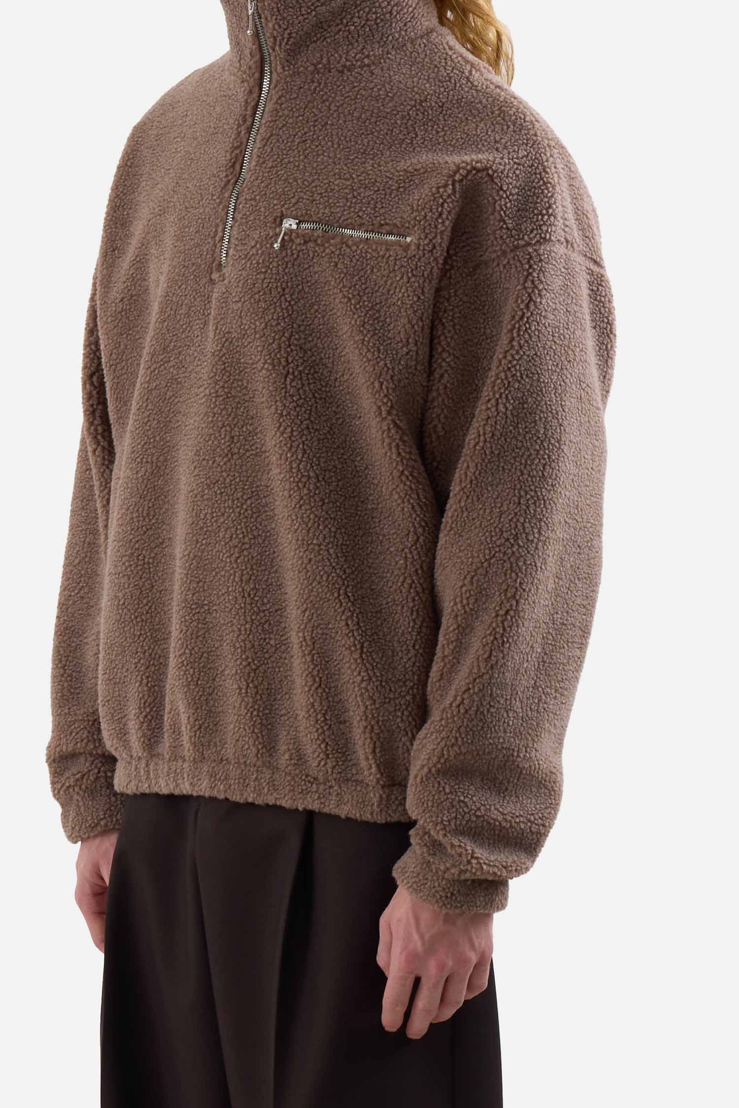 Teddy Half-Zip Sweater