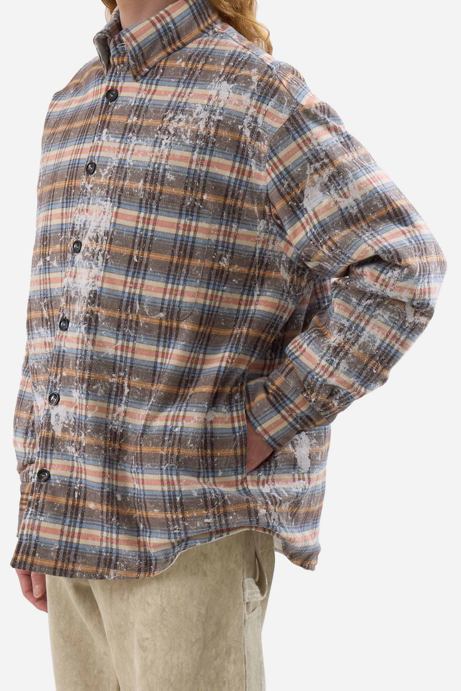 Dirty Check Overshirt